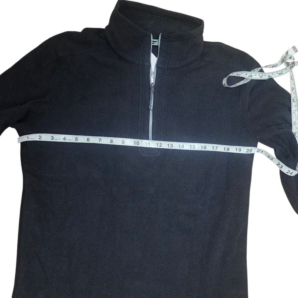 Stio Men's Turpin Fleece Half Zip, Abyss Black sz M NWT Shirt-style Snap cuffs - Picture 9 of 12